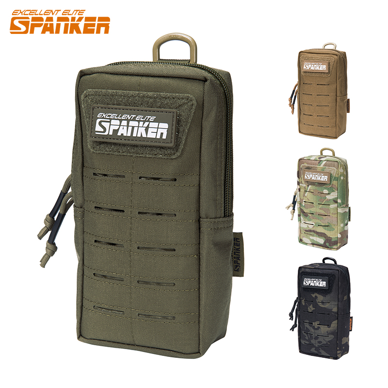 Edc Carry Case - Tas pinggang taktis Molle, kantong telepon