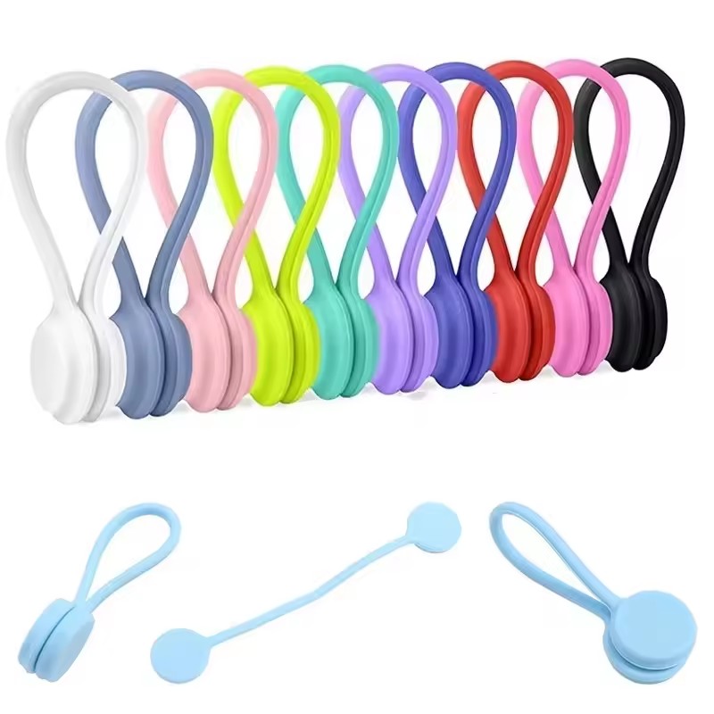 Gear Tie Reusable - Pengikat Kabel Magnetik Silikon Pengikat Pengatur