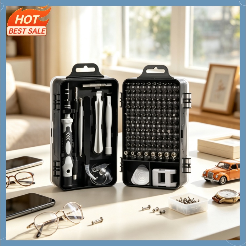 Micro Screwdriver Kit - Set Obeng Presisi Profesional 115 in
