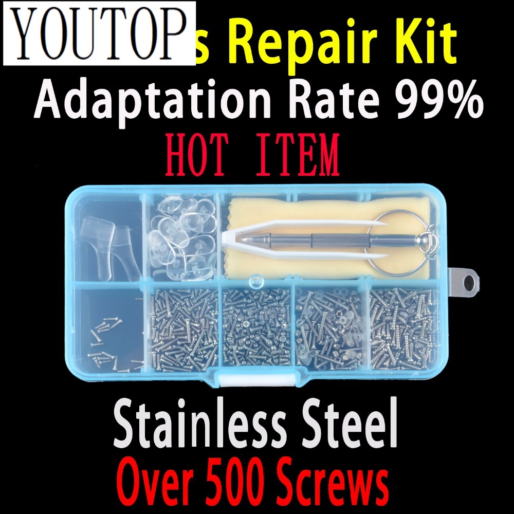 Micro Screwdriver Kit - 500 Kacamata Perbaikan Kit Set Alat