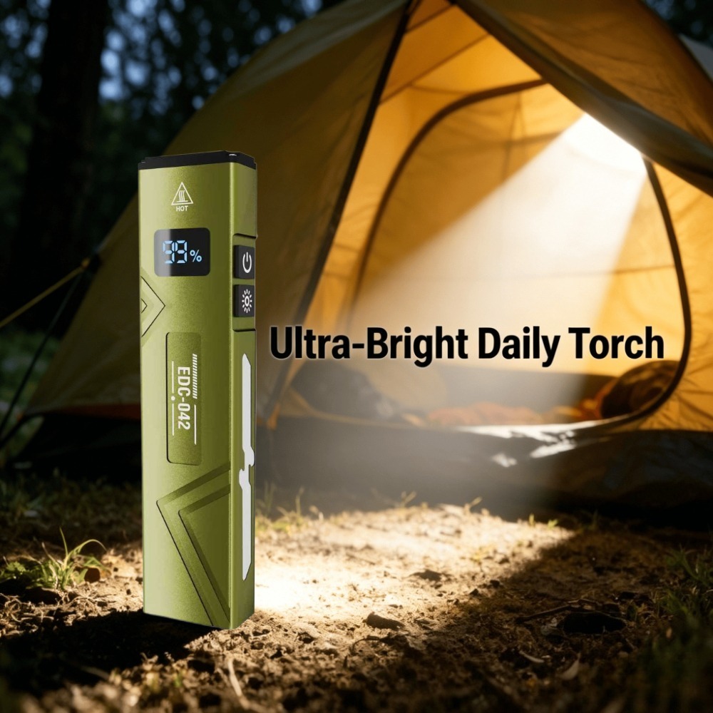Edc Carry Clip - Senter EDC Lampu UV Isi Ulang