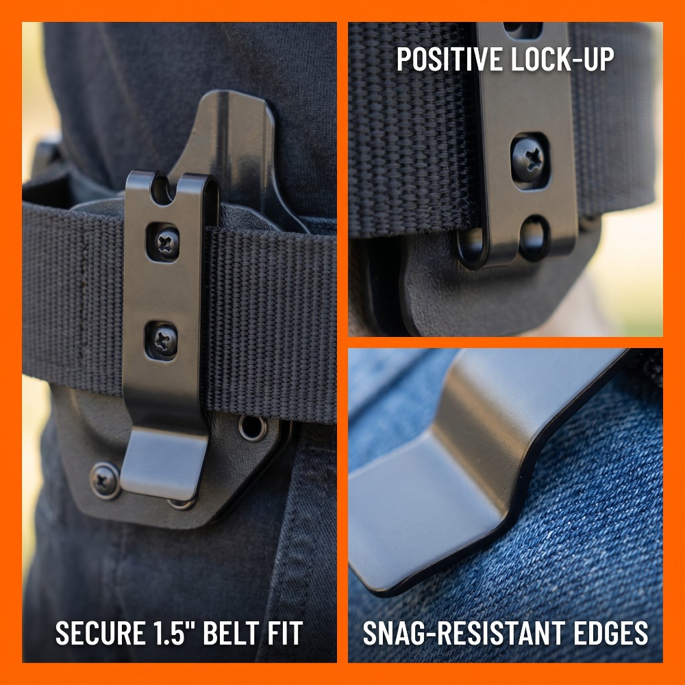 Edc Carry Clip - Set Sekrup Pengganti Klip Saku Logam,