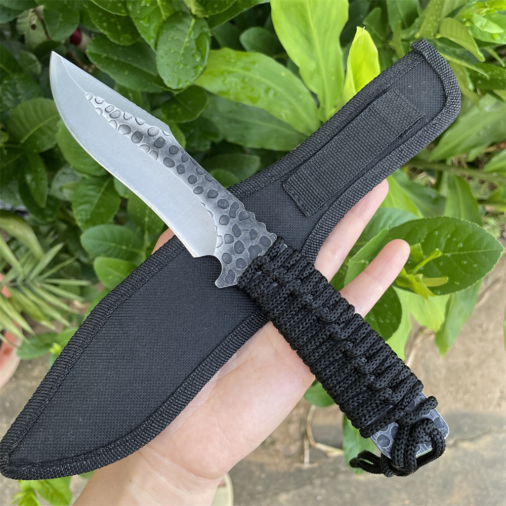 Edc Pocket Carry Fixed Blade - Pisau Saku Bilah Baja 8cr13mov Alat