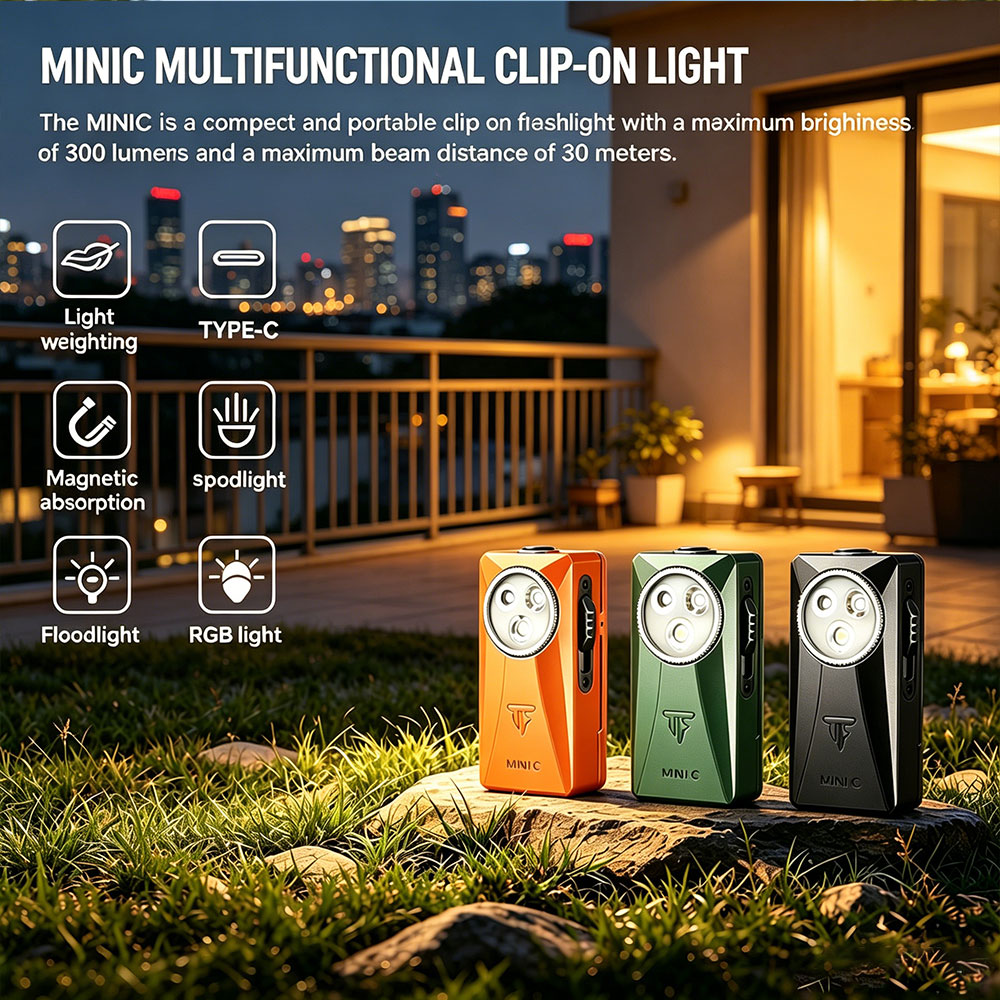 Trustfire MINIC 800 Lumens Sen - Edc Carry Clip ulasan dan harga