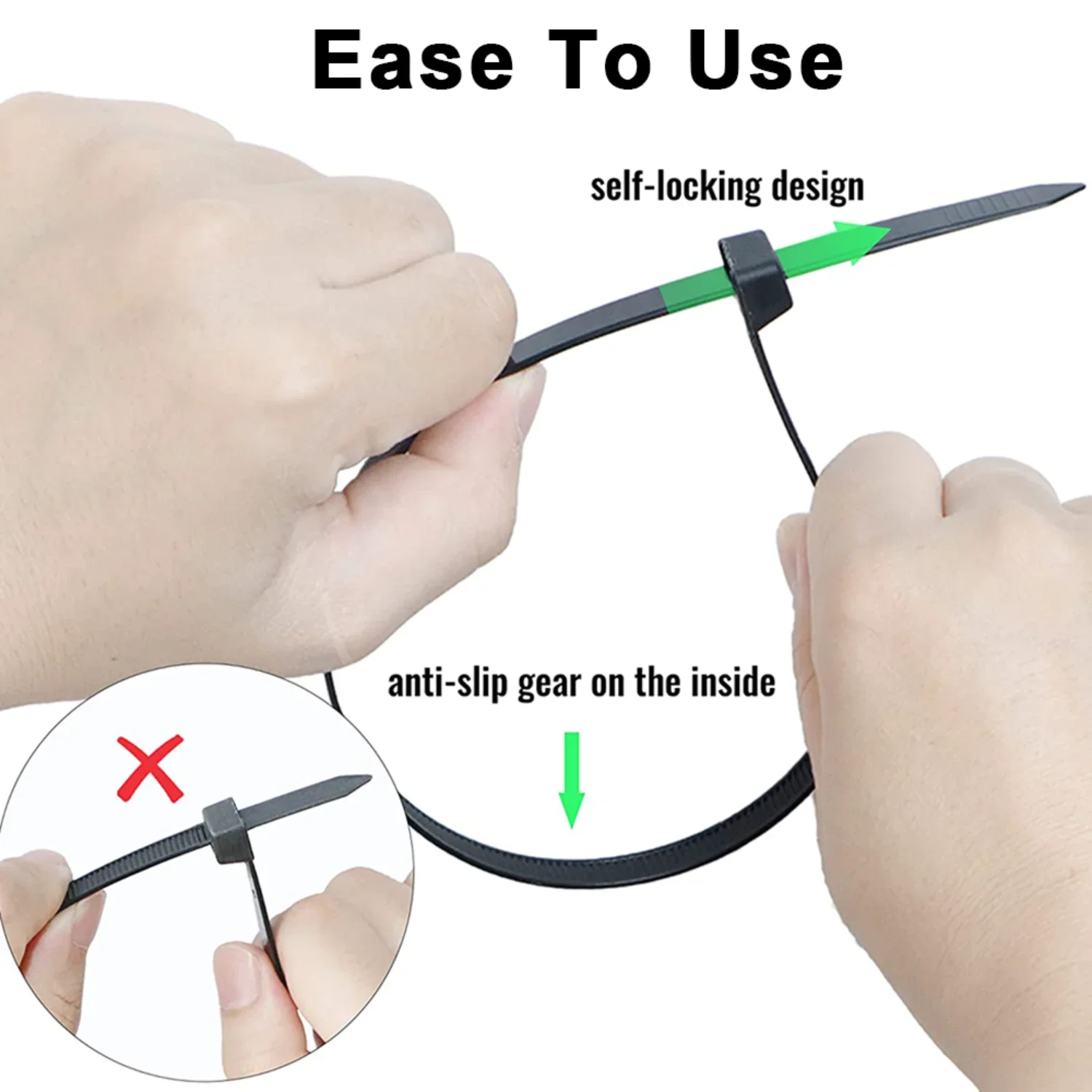 Kabel Ties Nylon Reusable, Pen - Gear Tie Reusable ulasan dan harga