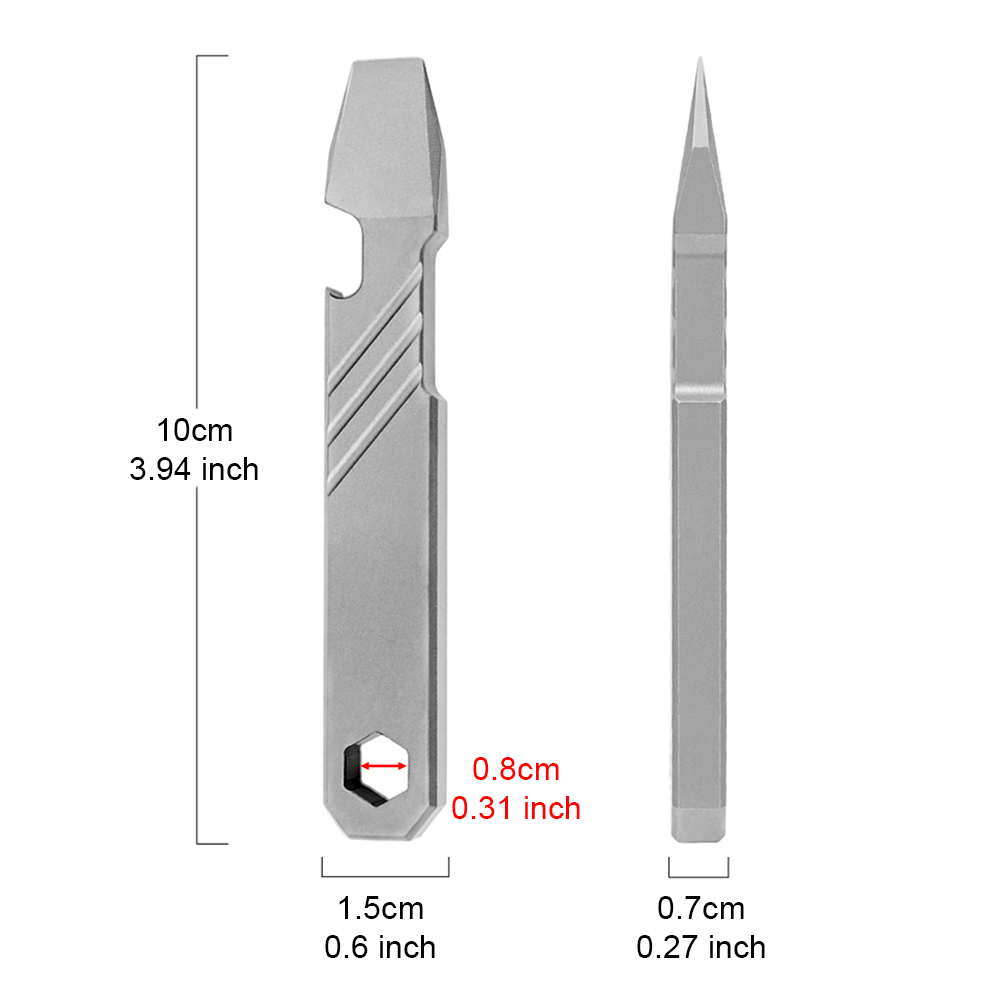 Alat Pry Bar Titanium EDC – Pr - Micro Screwdriver Kit ulasan dan harga