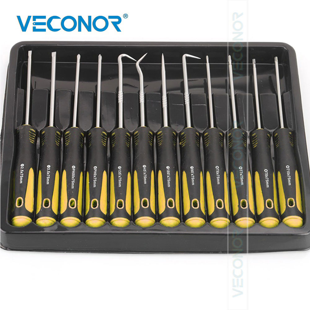 12PCS Hook Segel Minyak Pemaka - Micro Screwdriver Kit ulasan dan harga