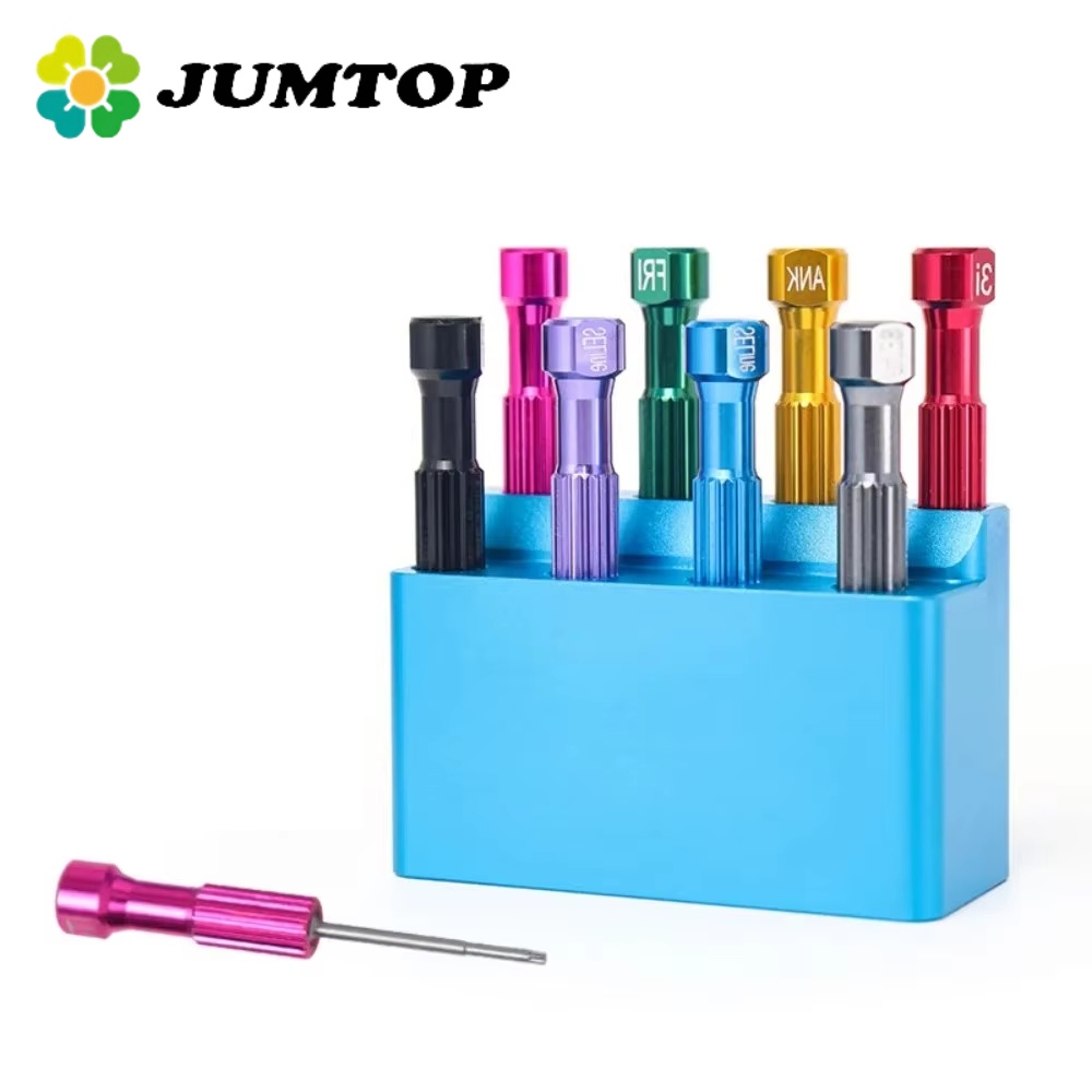 JUMTOP 8Pcs Kit Obeng Implan L - Micro Screwdriver Kit ulasan dan harga