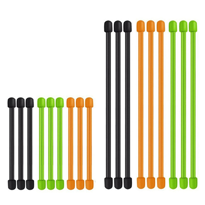 5 Buah Ikatan Ritsleting Silik - Gear Tie Reusable ulasan dan harga