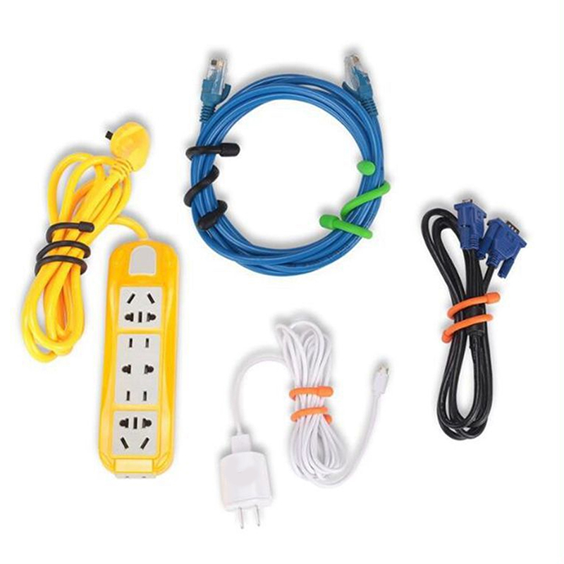 5 Buah Ikatan Ritsleting Silik - Gear Tie Reusable ulasan dan harga
