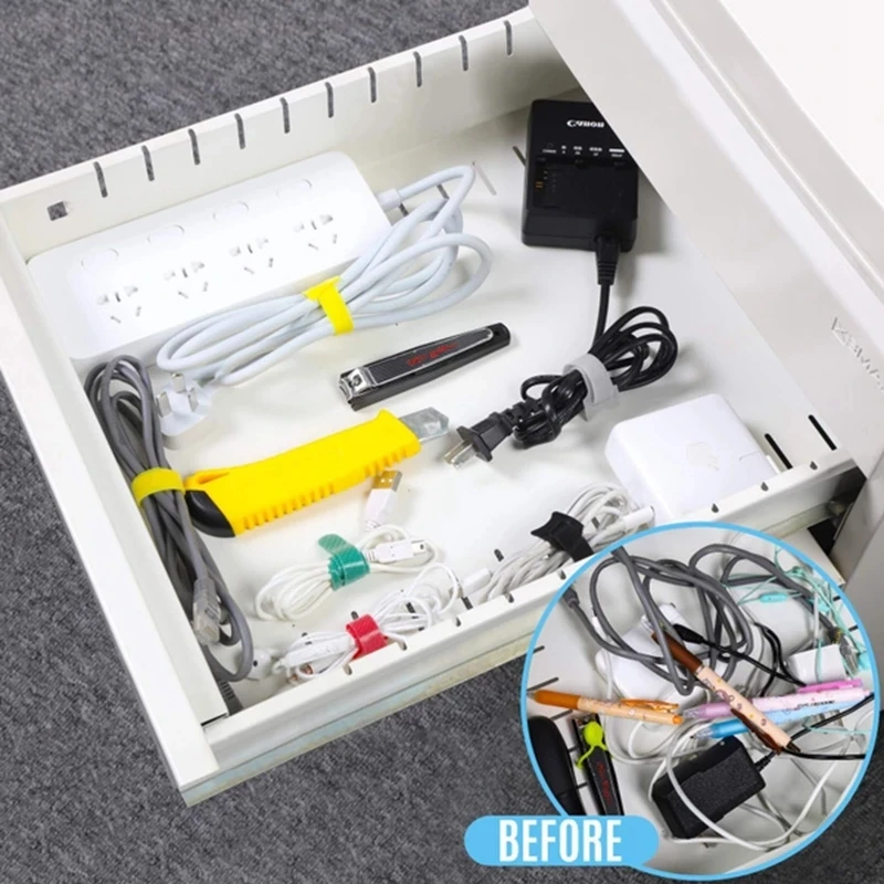 10-50 Buah Tali Pengikat Kabel - Gear Tie Reusable ulasan dan harga