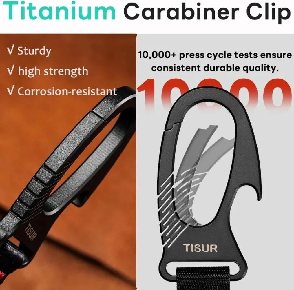 Gantungan Kunci Carabiner Tita - Edc Carry Clip ulasan dan harga