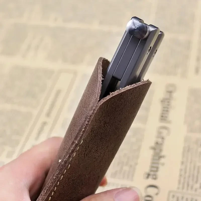 Sarung pisau kecil dari kulit, - Edc Pocket Carry Fixed Blade ulasan dan harga