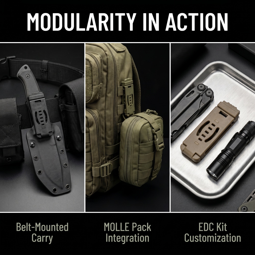 Klip Sabuk Penjepit Pisau Kyde - Edc Carry Clip ulasan dan harga
