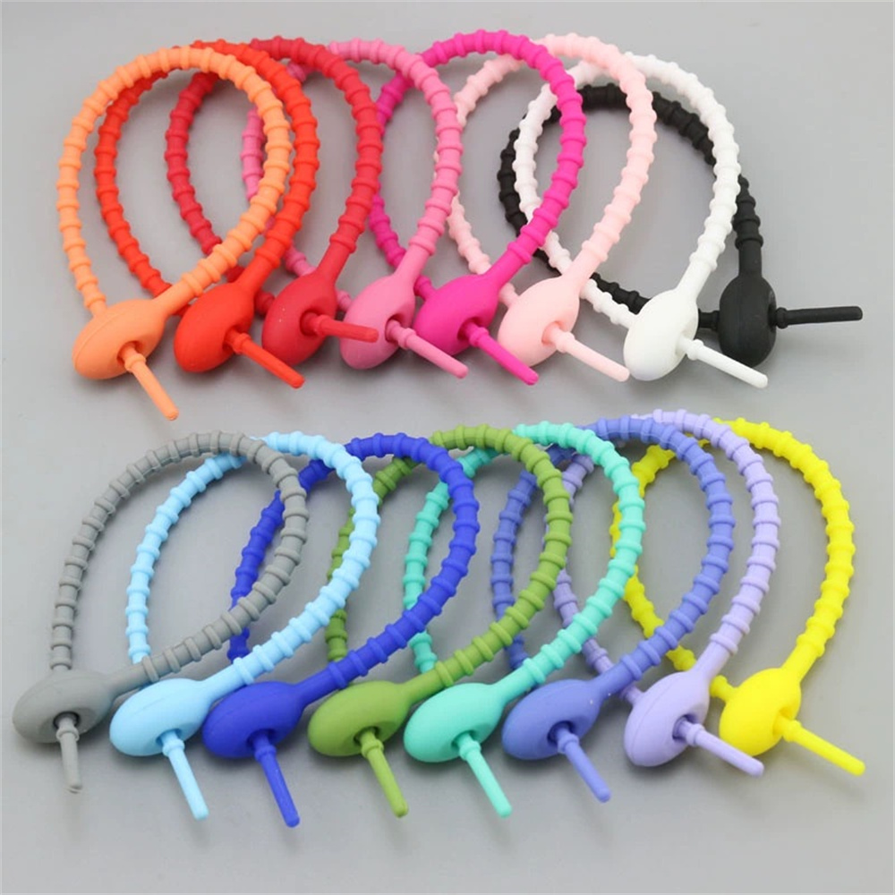 10 Buah/Lot Pengikat Kabel Sil - Gear Tie Reusable ulasan dan harga